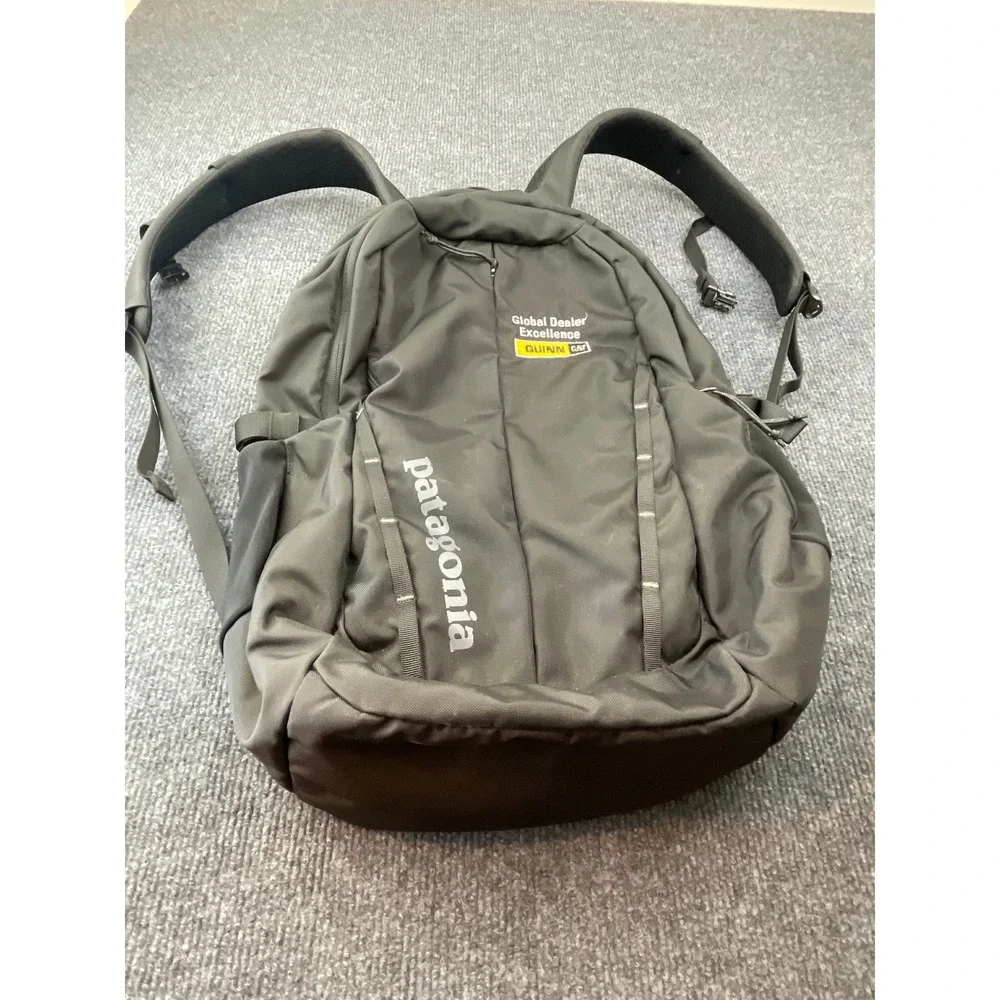 Patagonia Refugio 28L Backpack Black Laptop Bag Global Dealer Quinn CAT Logo